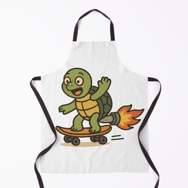 Item preview, Rocket Turtle on a Skateboard – Turbo Speed Shell Ride designed and sold by AIDesignByMiro.