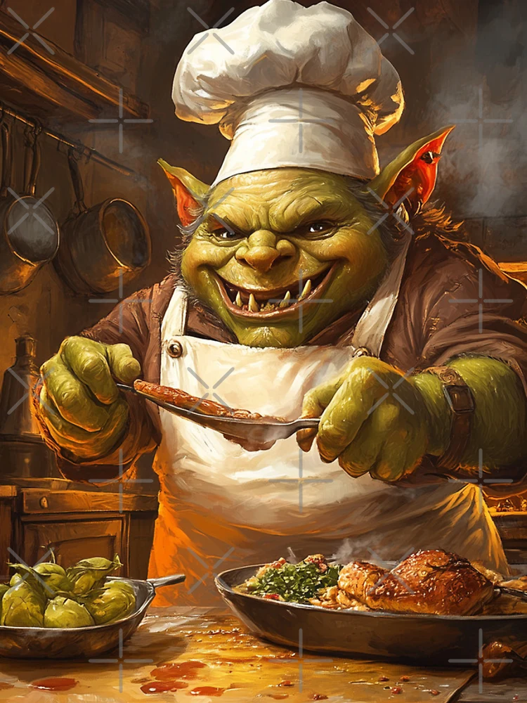 Thumbnail 4 of 4, iPhone Case, Orc Chef designed and sold by Rtymer.