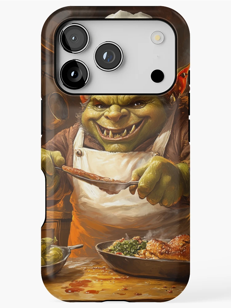 Thumbnail 1 of 4, iPhone Case, Orc Chef designed and sold by Rtymer.