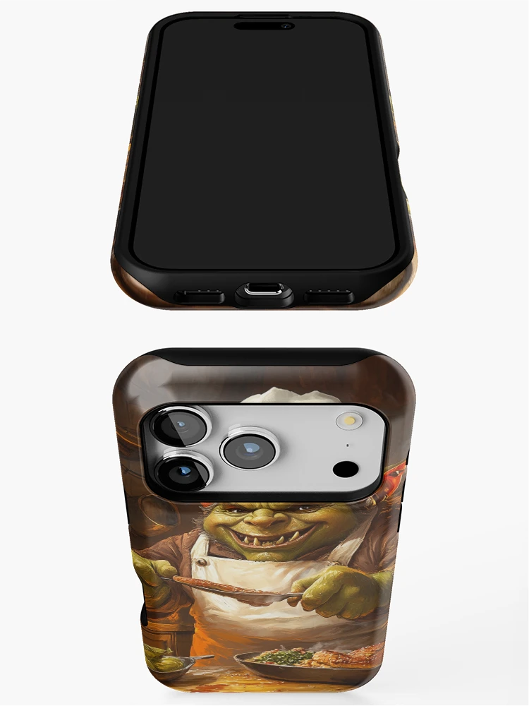 Thumbnail 3 of 4, iPhone Case, Orc Chef designed and sold by Rtymer.