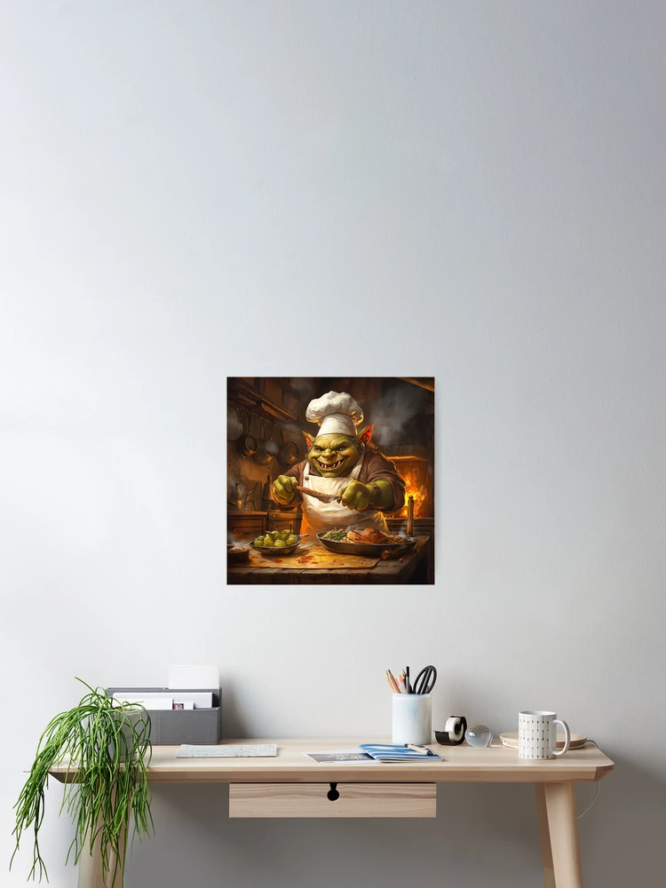 Thumbnail 2 of 3, Poster, Orc Chef designed and sold by Rtymer.