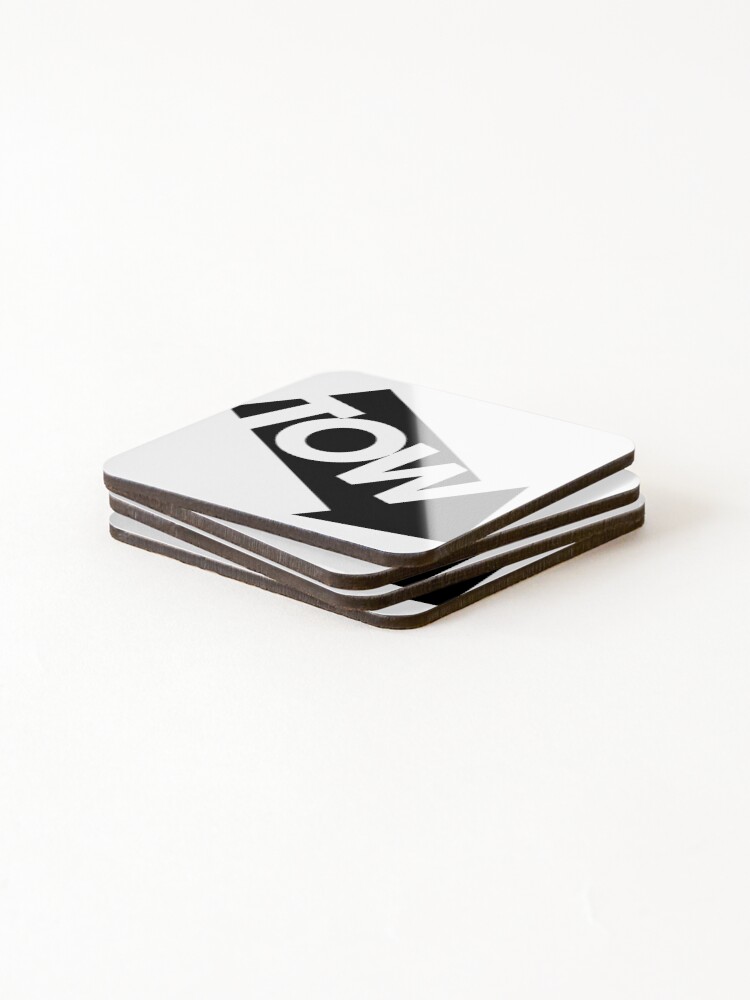 Thumbnail 4 of 5, Coasters (Set of 4), Tow Logo Rally or Track Racers designed and sold by EvilCrafts.