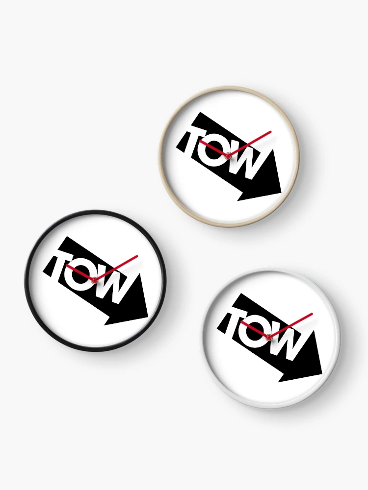 Thumbnail 3 of 4, Clock, Tow Logo Rally or Track Racers designed and sold by Evilcraft Designs.