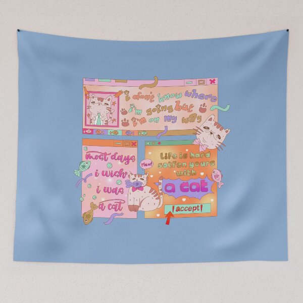 Item preview, Cat thoughts designed and sold by Union-com.