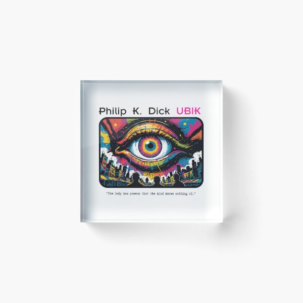 Item preview, Quote from "Ubik" by Philip k. Dick designed and sold by Filologica.