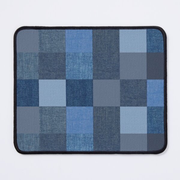 Item preview, Stylish Blue Patchwork Denim Pattern designed and sold by yourprintableneeds.