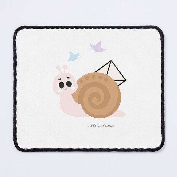 Item preview, Snail Mail Hugs – Cute Cozy Snail with Love Letter Illustration designed and sold by KWkindwaves.