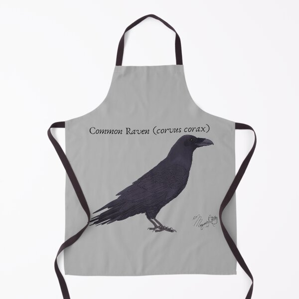 Item preview, Common Raven (corvus corax) Vintage Nature Art designed and sold by Marguerite Artistry.