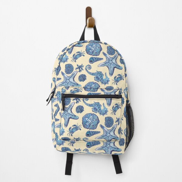 Item preview, Watercolor Shells and Sea Creatures - Navy Collection designed and sold by PD-Coastal.