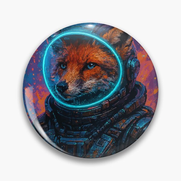 Item preview, Fox Astronaut  designed and sold by fadilow.
