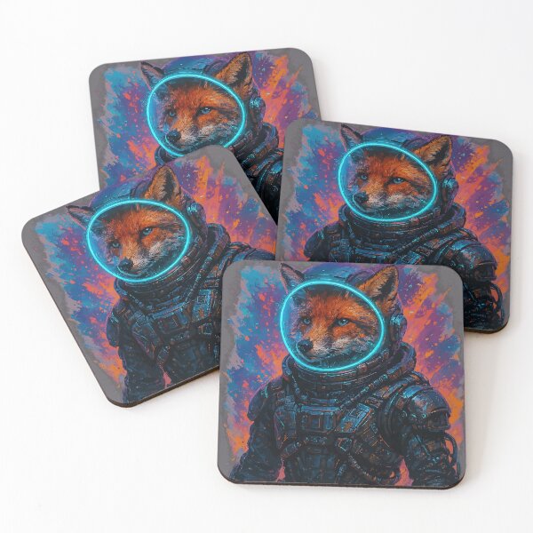 Item preview, Fox Astronaut  designed and sold by xmoudx.