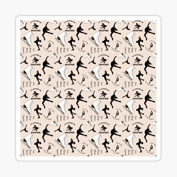 Item preview, I'd Rather Be Skating- Figure Skates, Figure Skating, Figure Skaters designed and sold by PD-Skating.
