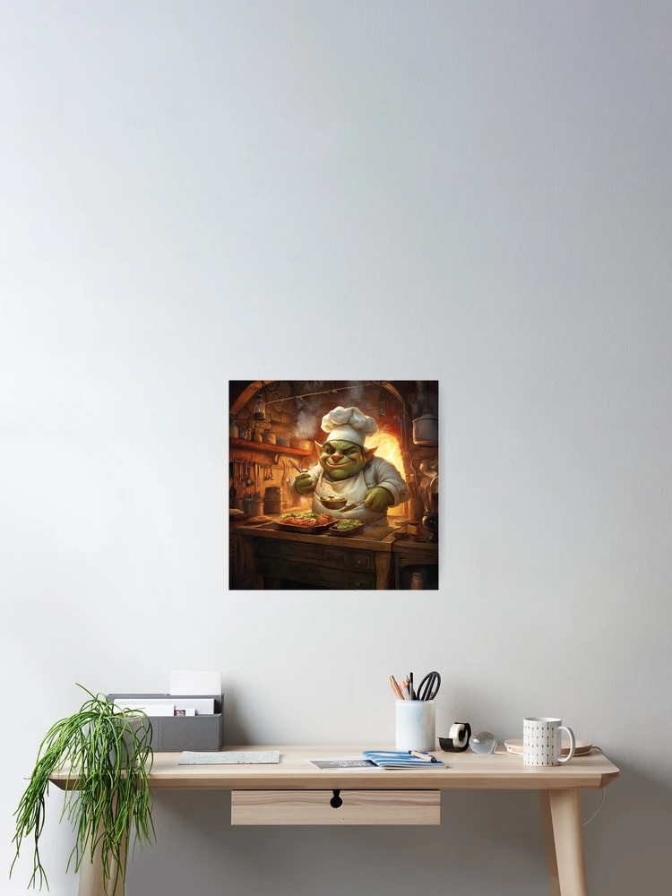 Thumbnail 2 of 3, Poster, Orc Chef designed and sold by Rtymer.