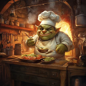 Artwork thumbnail, Orc Chef by Rtymer