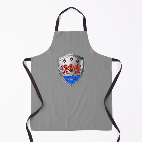 Item preview, O'Neill Shield – Red Hand with Lions, Stars & Salmon on Silver designed and sold by Highlandkings.