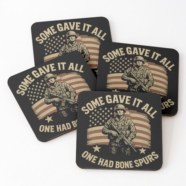 Item preview, Some Gave It All One Had Bone Spurs - For Veterans designed and sold by zptees.