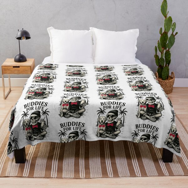 Item preview, Buddies for Life – Skeleton & Labrador Beach Design designed and sold by WHDProduction45.