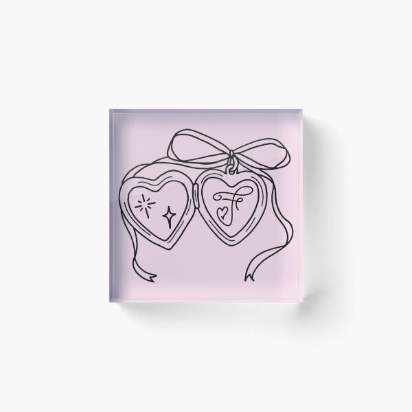 Item preview, “F” heart locket! designed and sold by xopaints.