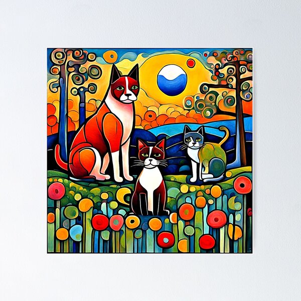 Item preview, A Feline family designed and sold by George Hutton Hunter.