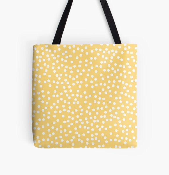 Item preview, Simple Yellow and White Polka Dots designed and sold by itsjensworld.