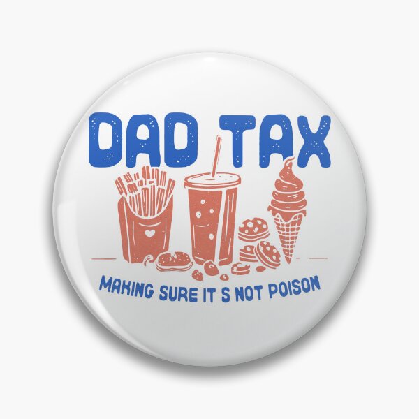 Item preview, Retro Dad Tax (white tee) designed and sold by ParadoxoMario.