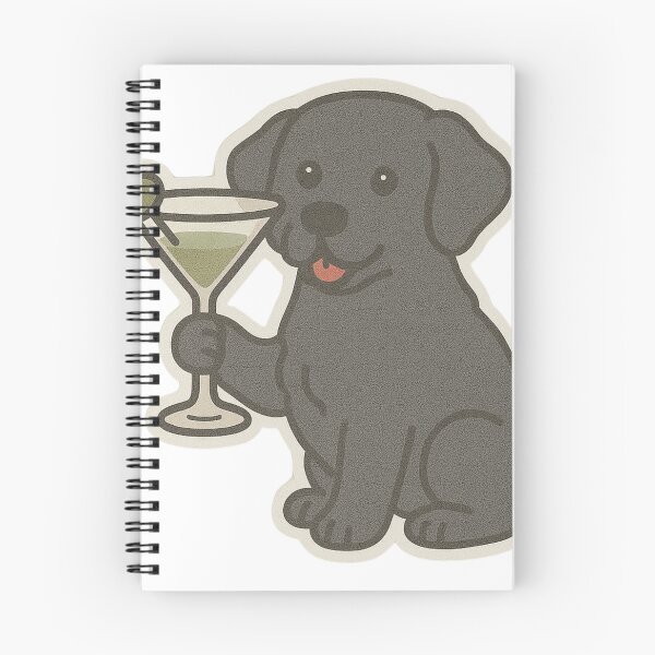 Item preview, Black Lab with a Martini designed and sold by BabyBallerina.