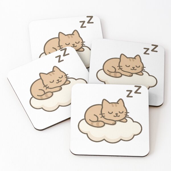 Item preview, Dreamy Cloud Cat – Nap Vibes in the Sky designed and sold by AIDesignByMiro.