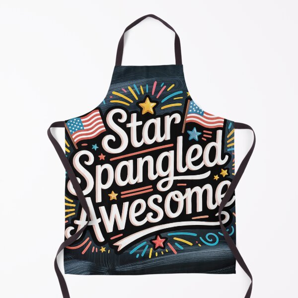 Item preview, Star Spangled Awesome - Patriotic Chalkboard Style designed and sold by ForeverPrintsOK.