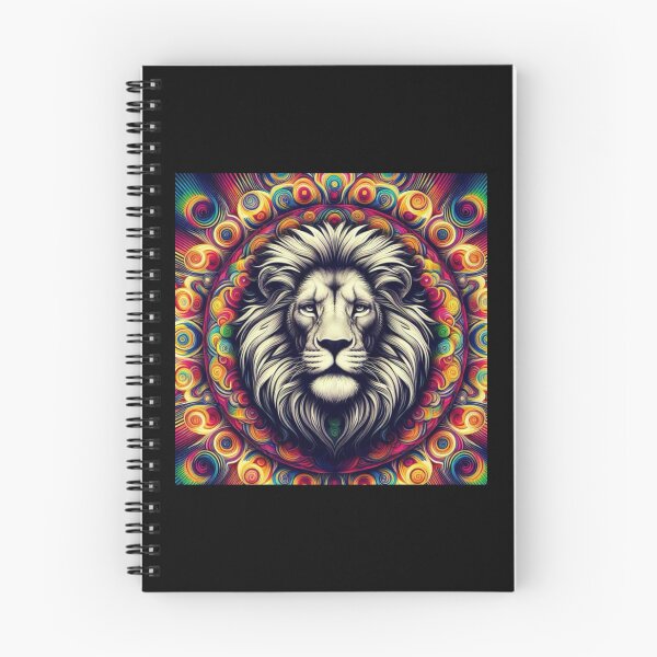 Aperçu de l'œuvre Psychedelic Wild Lion 3 créée et vendue par CatManDrew.
