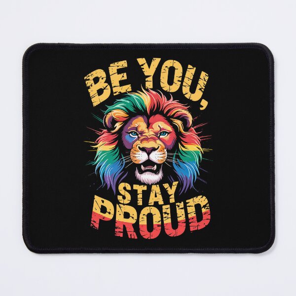 Item preview, Be You Stay Proud – Fierce Rainbow Lion LGBTQ designed and sold by Taans-Creation.