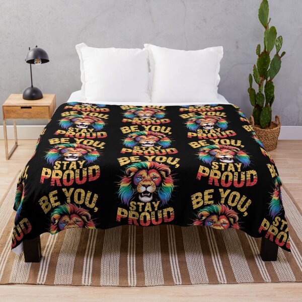 Item preview, Be You Stay Proud – Fierce Rainbow Lion LGBTQ designed and sold by Taans-Creation.