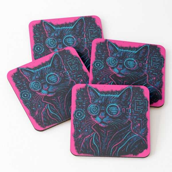 Item preview, Cyber Cat Hacker designed and sold by fadilow.