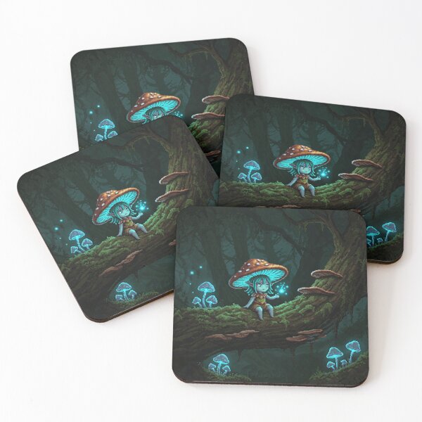 Item preview, Mushroom Spirit in Enchanted Woods designed and sold by PixCthulhu.
