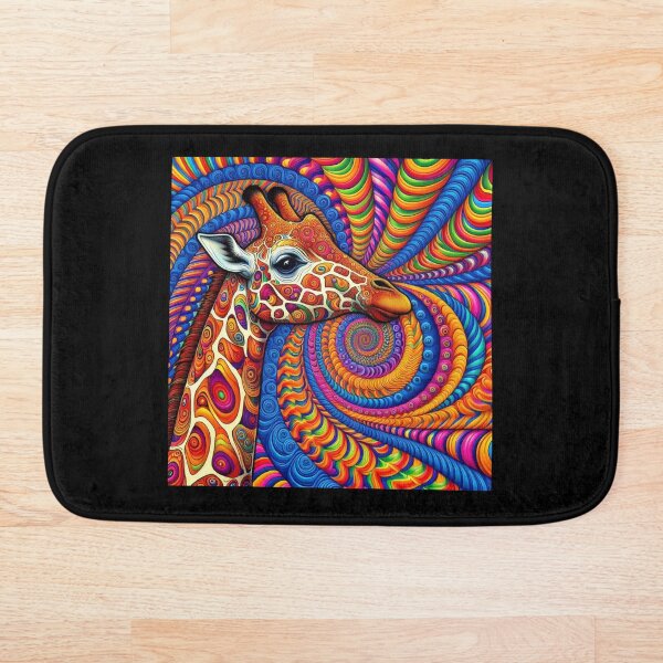Item preview, Psychedelic Wild Giraffe 1 designed and sold by CatManDrew.