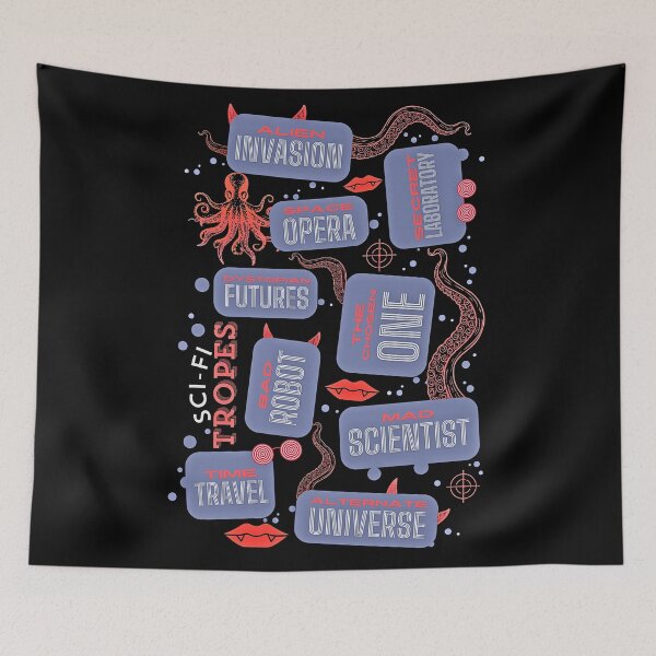 Item preview, Scifi Tropes Science Fanfiction designed and sold by Renata Illustrata.