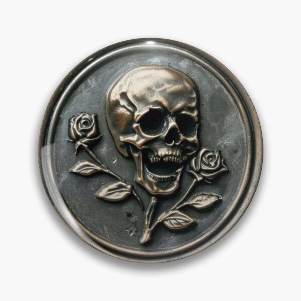 Item preview, skull wax seal designed and sold by HostileCityShowdown.
