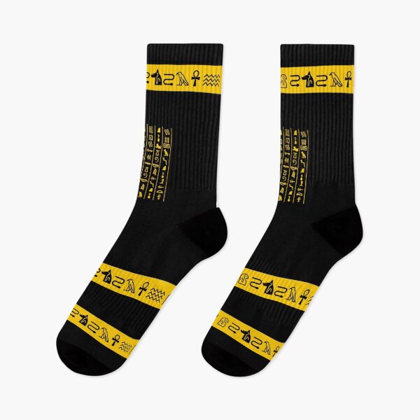 Item preview, Ancient Egyptian Hieroglyphs Golden Royal History Pattern designed and sold by DaVinciFeather.