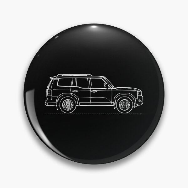 Item preview, 2025 Land Cruiser 250 Series 7 Gen / Prado Line Art White designed and sold by MandalaPics.