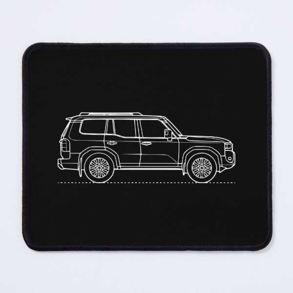Item preview, 2025 Land Cruiser 250 Series 7 Gen / Prado Line Art White designed and sold by MandalaPics.