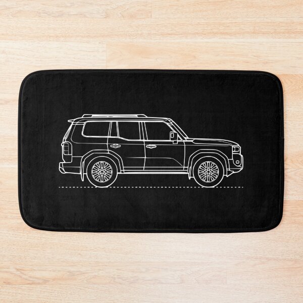 Item preview, 2025 Land Cruiser 250 Series 7 Gen / Prado Line Art White designed and sold by MandalaPics.