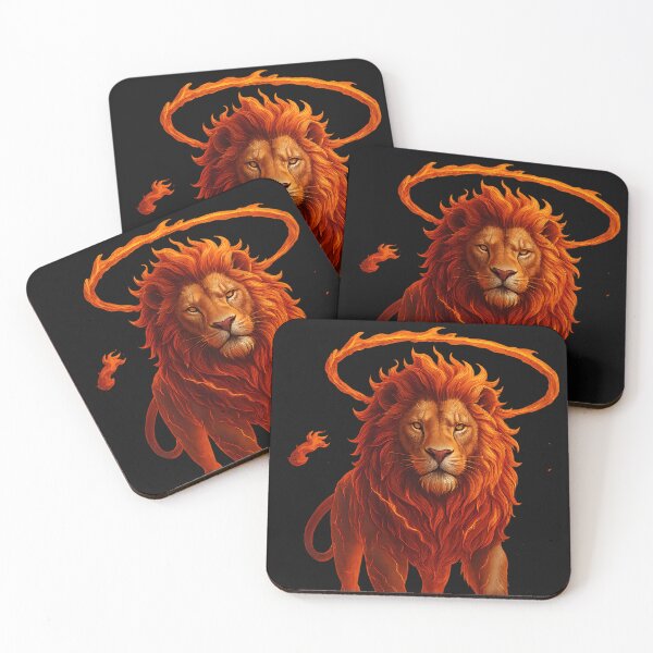 Item preview, "Divine Flame - The Guardian Lion" designed and sold by The-Daily-Drape.
