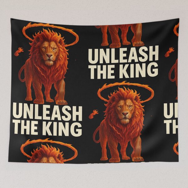 Item preview, "Divine Flame - The Guardian Lion" designed and sold by The-Daily-Drape.