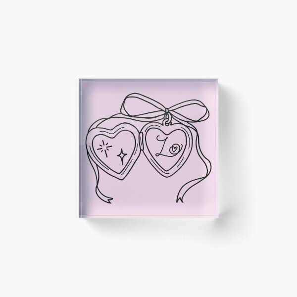 Item preview, ”L” heart locket! designed and sold by xopaints.