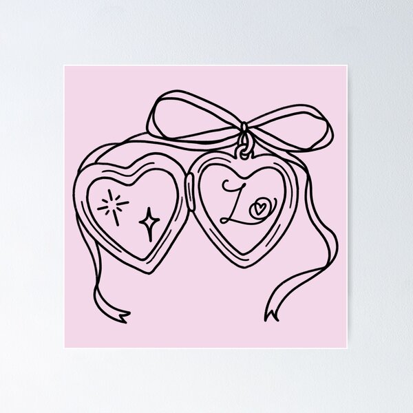 Item preview, ”L” heart locket! designed and sold by xopaints.