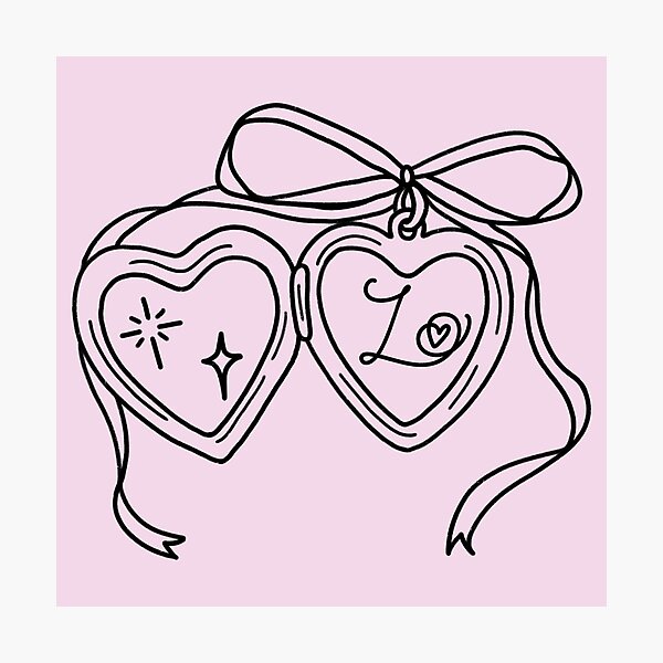Item preview, ”L” heart locket! designed and sold by xopaints.