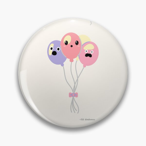 Item preview, Balloon Buddies – Cute Minimal Balloon Friends Floating Together designed and sold by KWkindwaves.