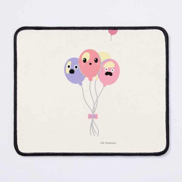Item preview, Balloon Buddies – Cute Minimal Balloon Friends Floating Together designed and sold by KWkindwaves.
