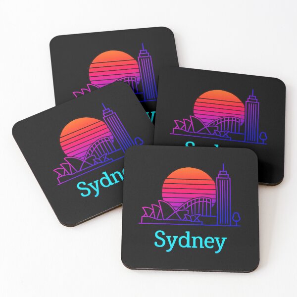 Item preview, Sydney Neon Skyline Collection: Futuristic City Lights designed and sold by Design_Your_Day.