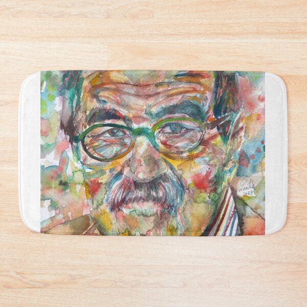 Item preview, GUNTER GRASS watercolor portrait designed and sold by lautir.