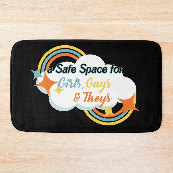 Item preview, A safe space for girls, gays and theys designed and sold by remerasnerdas.